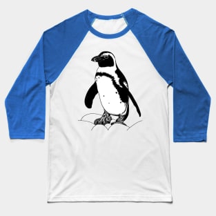 African penguin illustration Baseball T-Shirt